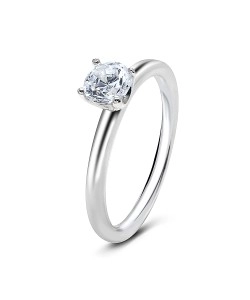 Gorgeous CZ Silver Ring SCR-103